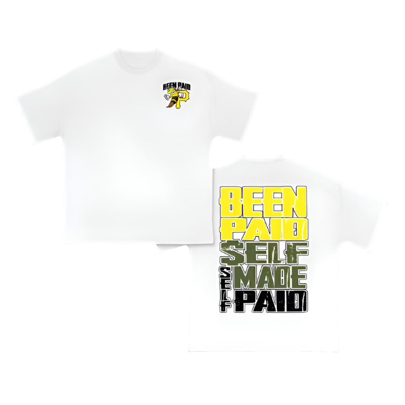 White Self-Made / Self-Paid Tee Shirt